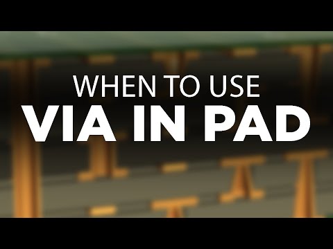 Видео: Когда использовать отверстие в контактной площадке