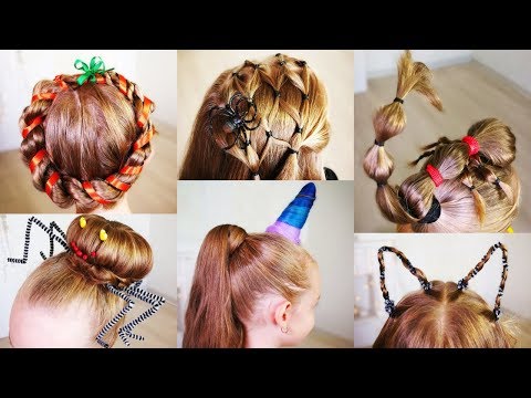 Видео: Прически на Хэллоуин!