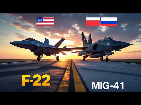Видео: F-22 VS МиГ-41 — Кто Реально Убивает Небо? Эпичная Битва Титанов!