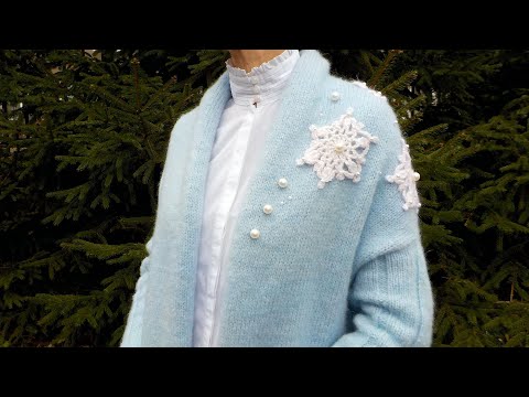 Видео: Кардиган "Новогодний"