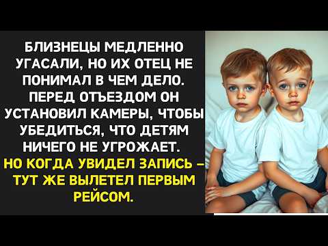 Видео: Медсестра увидела, как после еды близнецам хуже. Проверив камеры, она поняла причину… и похолодела..