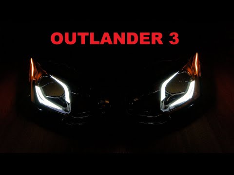 Видео: MITSUBISHI OUTLANDER 3. Глазки, линзы... Всё там есть.