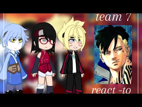 Видео: Реакция команды номер 7 Боруто на прошлое Каваки #gachaclub #гачаклуб #naruto