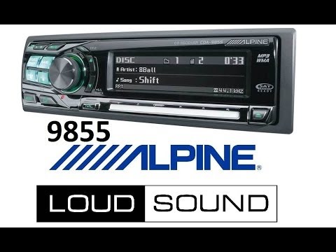 Видео: ALPINE CDA-9855R обзор Loud Sound