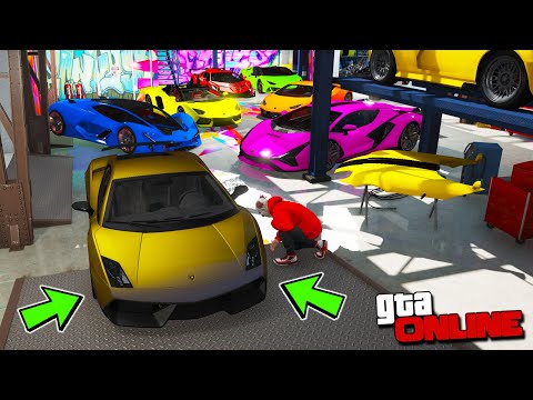 Видео: БИТВА АВТОУГОНЩИКОВ В ГТА 5 ОНЛАЙН. НАШЕЛ И УГНАЛ КУЧУ ЛАМБОРГИНИ У БЕННИ! БИТВА ВОРОВ В GTA 5!