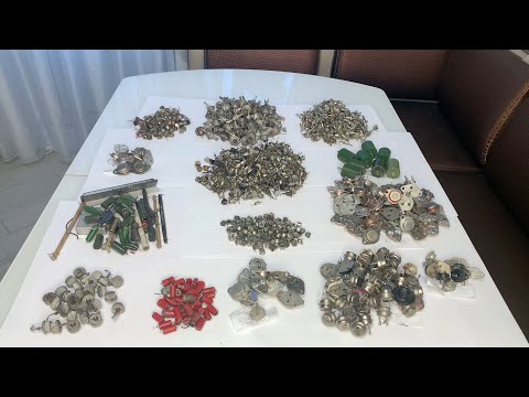 Видео: Поиски золота в радиодеталях СССР. Посылка из Челябинска - распаковка и подробный обзор