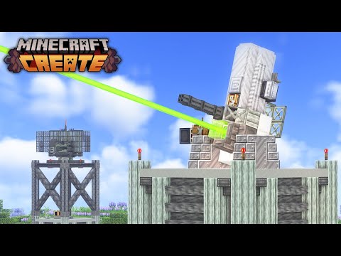 Видео: Я построил ЛУЧШИЕ системы противовоздушной обороны Create Mod