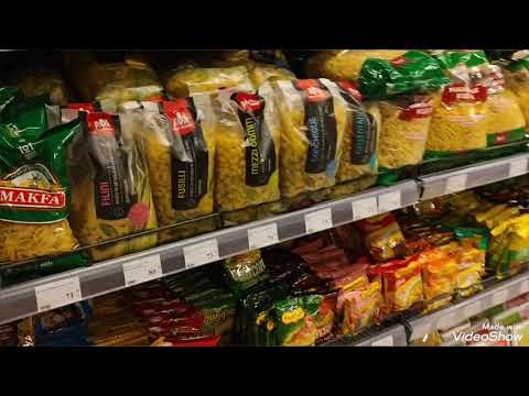 Видео: Саки, Супермаркет "Крымыч" прилавки переполнены товаром. Цены. 