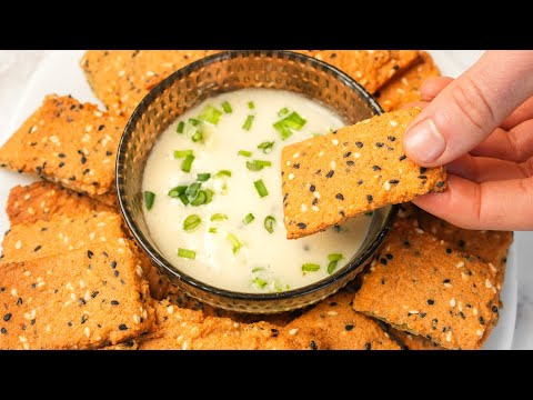 Видео: Легкий протеиновый перекус! Хрустящие крекеры из чечевицы! Быстрый рецепт!