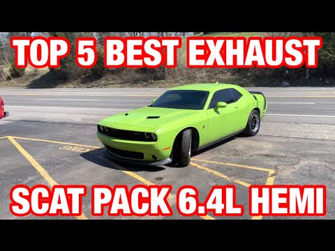 Видео: 5 ЛУЧШИХ СИСТЕМ ВЫХЛОПА для Dodge Challenger Scat Pack 6.4L HEMI V8!