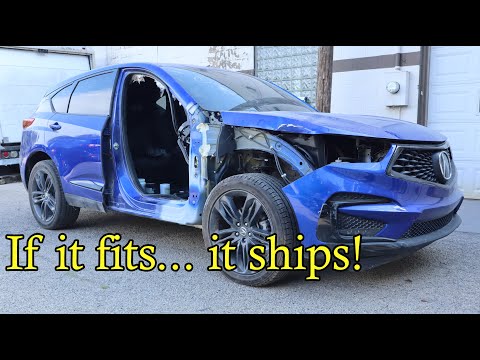 Видео: Проверьте установку новых деталей на Acura RDX, чтобы убедиться, что автомобиль готов к покраске.