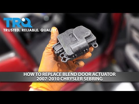 Видео: Как заменить привод заслонки смешивания на Chrysler Sebring 2007-2010