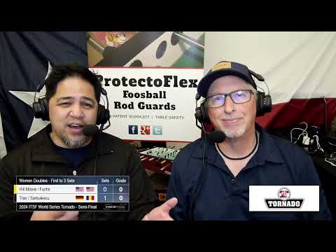 Видео: Л. Хилл Мур/К. Фукс против Э. Сарбулеску/М. Тран — женский парный разряд — полуфинал — ITSF WS To...