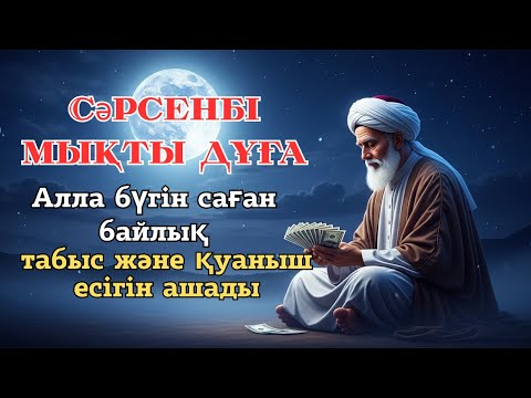 Видео: Сәрсенбі мықты дұға! Алла бүгін саған байлық, табыс және қуаныш есігін ашады 🤲