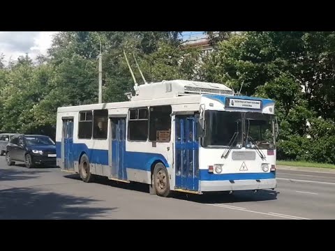 Видео: Троллейбус ЗиУ-682ГМ1 (344) г. Вологда