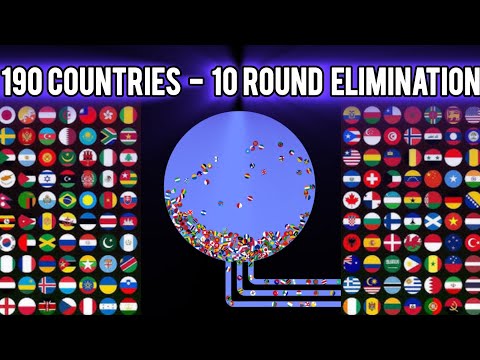 Видео: 190 стран — 10 раундов на выбывание | МИРОВАЯ ГОНКА ПО МРАМОРУ