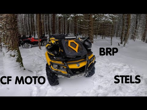 Видео: Сравниваем BRP OUTLANDER 500, CF MOTO X8, STELS GUEPARD 850