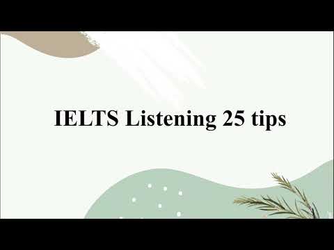 Видео: IELTS LISTENING TIPS | Қазақша IELTS