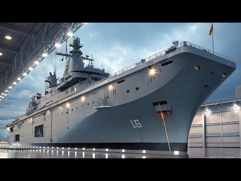 Видео: Это уже не корабль — это плавающий город! Проект 23900 «Иван Рогов» поражает масштабом! 🚢