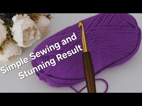 Видео: Вязание детского одеяла крючком для начинающих — такое нежное и красивое! 🧸