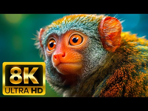 Видео: Бесплатный документальный фильм о животных || Дикая природа 8K Ultra HD (60 кадров в секунду)