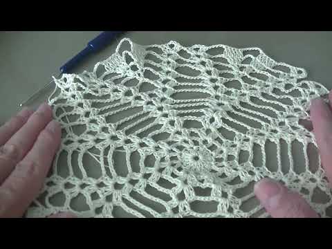 Видео: Салфетка " Нежность ". Часть 2.