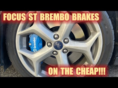 Видео: Хватит переплачивать за тормоза! Дешевый RS-апгрейд для Ford Focus ST