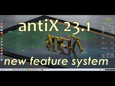 Видео: Antix 23.1 Stable Final Release 2024 | Стабильная ОСь Линукс для всех