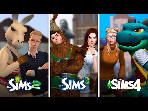 Видео: Университет в The Sims / Сравнение 3 частей
