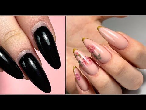 Видео: Простая нежнятинка/ Коррекция ногтей акригелем