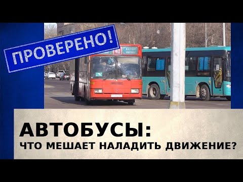 Видео: Автобусы: что мешает наладить движение | Проверено!
