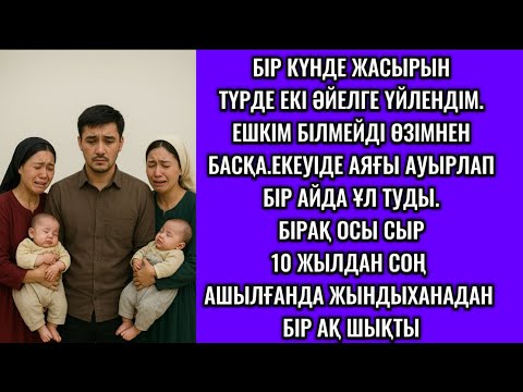 Видео: 😭😱БІР КҮНДЕ ЖАСЫРЫН ЕКІ ӘЙЕЛГЕ ҮЙЛЕНДІМ.ОНЫ ЕШКІМ БІЛМЕДІ.БІРАҚ 10 ЖЫЛДАН СОҢ ОСЫНЫ ЕСТІГЕНДЕ ШОШЫП