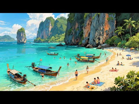 Видео: Пляж Ао Нанг, Краби🇹🇭 Один из самых популярных пляжных курортов Таиланда (4K HDR)