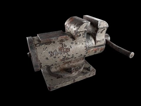 Видео: Практика текстурирования тисков в substance painter