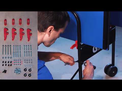 Видео: Руководство по сборке теннисных столов "GSI-sport"  серии "Athletic"