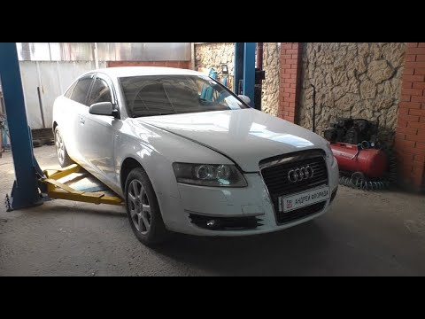 Видео: Замена большого вентилятора охлаждения двигателя на АУДИ А6 2008 AUDI A6 2,0 BPJ
