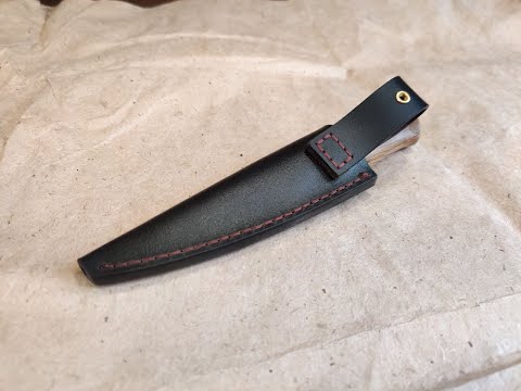 Видео: Простые ножны для рабочего ножа.