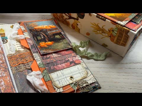 Видео: Самая крутая обложка для журнала ручной работы с водопадом и множеством карманов | полное руковод...
