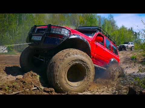 Видео: Offroad. BIGFOOT против PASSAT B2 SYNCRO! +22 машины