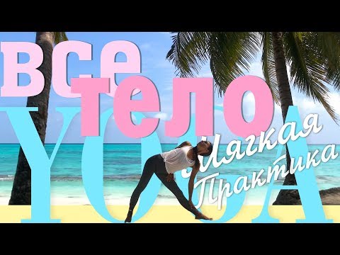 Видео: Легкая йога для начинающих🧘‍♀️✨Мягкая практика для всего тела