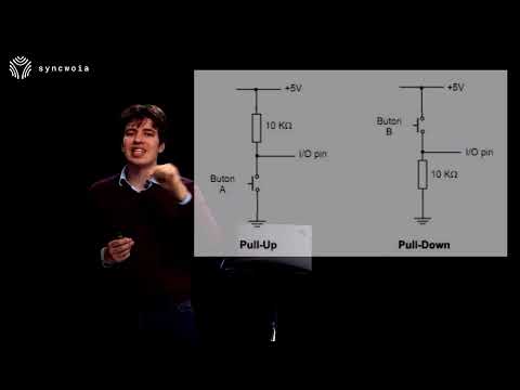 Видео: Как работать с кнопкой - подтягивающие резисторы