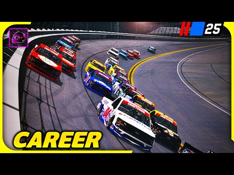 Видео: Дебют серии грузовиков! Я нажил врагов... — режим карьеры NASCAR 25: часть 7