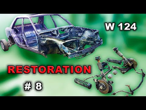 Видео: Реставрация Mercedes-Benz 124 седан (часть 8) Подвеска