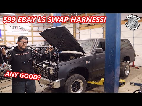 Видео: Жгут проводов LS за 99 долларов на EBAY для нашей сборки DIRT CHEAP S10 Drag Truck! Проект Dime-A...