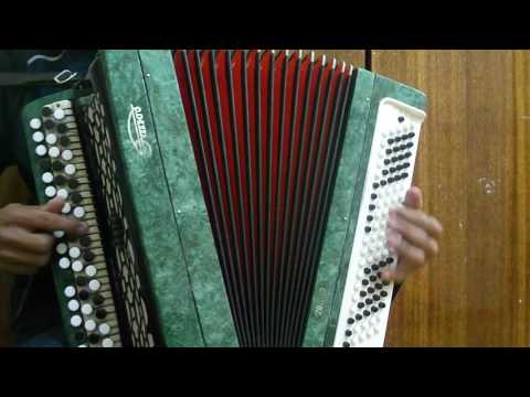 Видео: Уяныр саскалар видео урок игры   на баяне часть 2