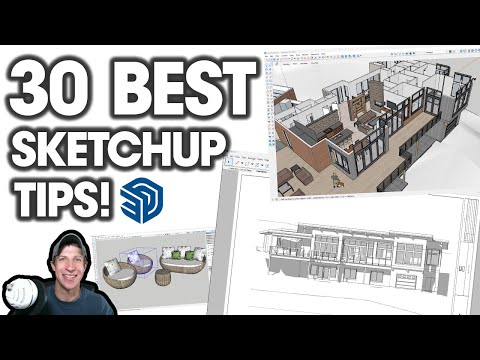 Видео: 30 советов по SketchUp МЕНЕЕ ЧЕМ ЗА 15 МИНУТ, которые помогут вам улучшить навыки работы в SketchUp!