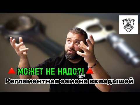 Видео: Регламентная замена вкладышей? Может не надо?