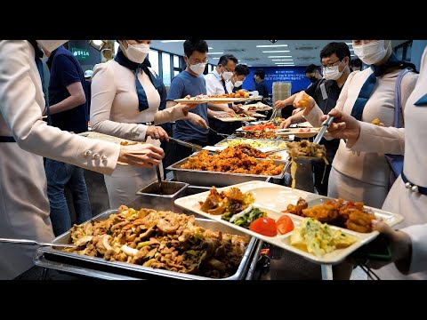 Видео: Изумительная корейская еда, это настоящий корейский шведский стол.