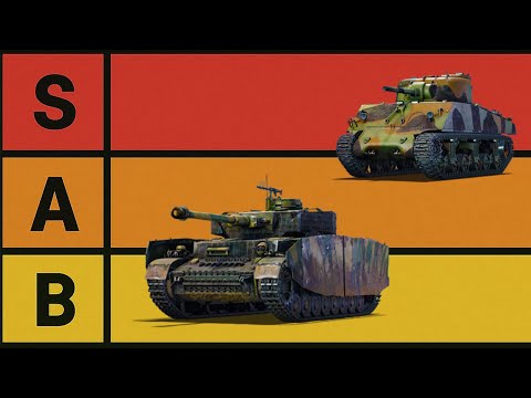 Видео: Рейтинг ВСЕХ средних танков в War Thunder — Часть 2
