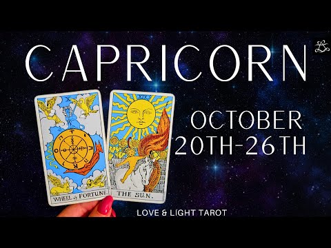 Видео: Козерог♑️ Ожидание окончено!! Действие приносит перемены✨️ 20–26 октября